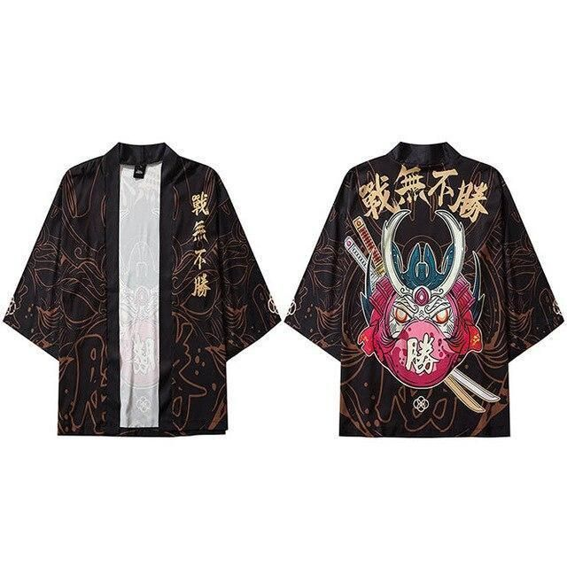Japanese Lifestyle - Erkek Japon Tarzı Haori Kimono Açık