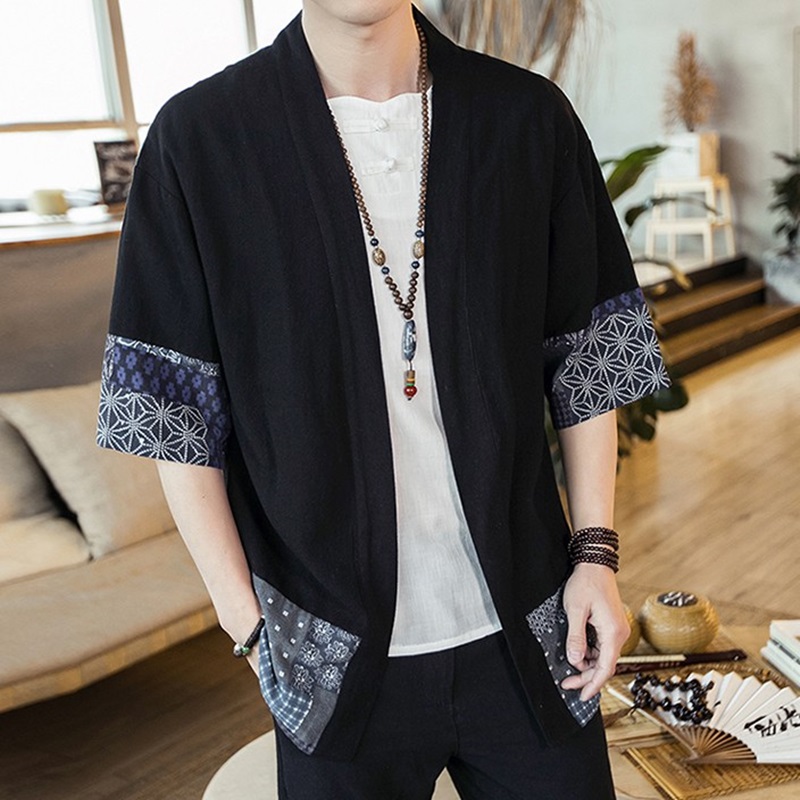 Japanese Lifestyle - Japon Kimono Erkekler Hırka Streetwear Yukata